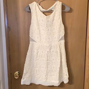 Ivory lace/crochet dress